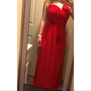 Red prom dress